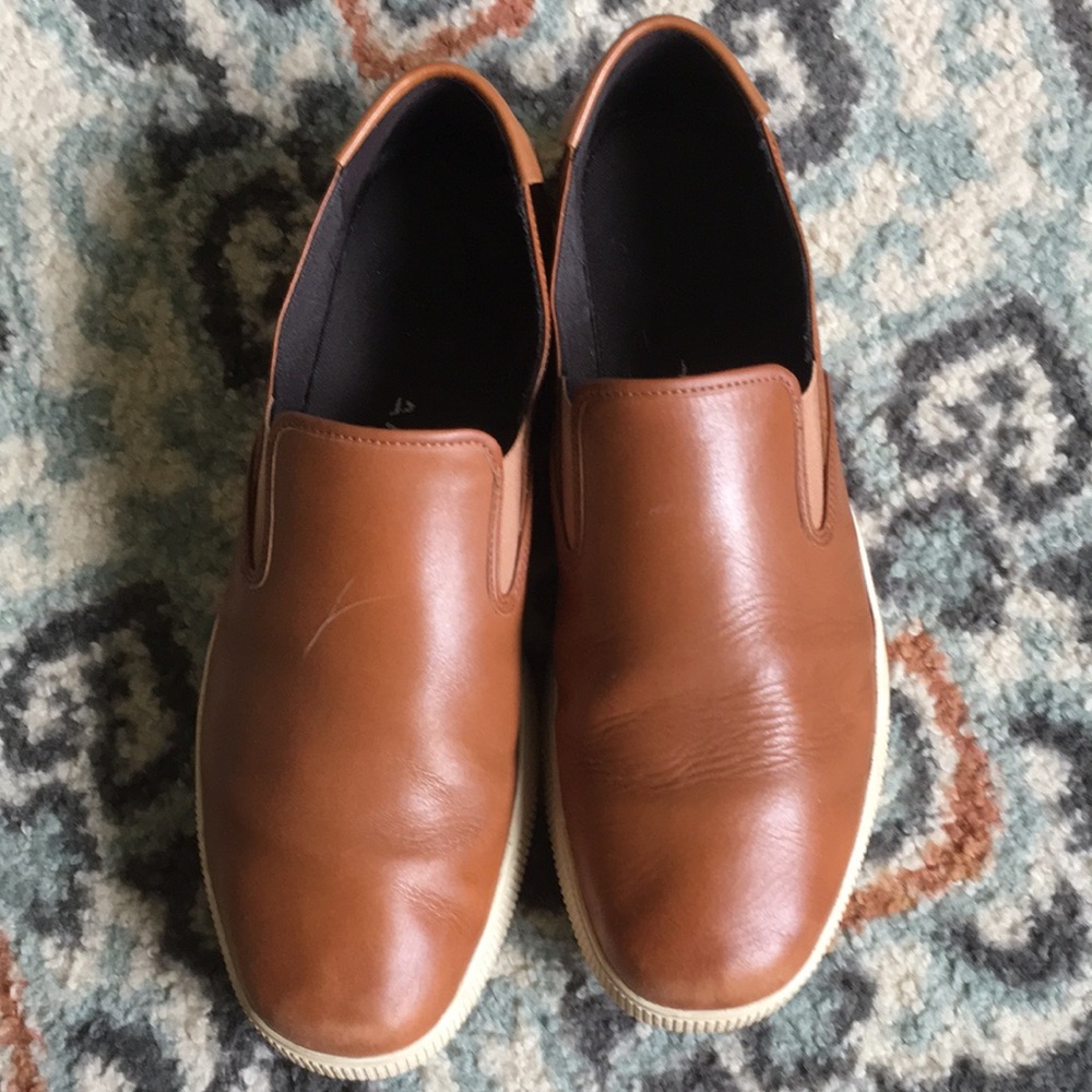 Cole Haan leather slip on loafer shoe mens 13